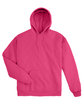 Hanes Unisex Ecosmart Pullover Hooded Sweatshirt wow pink FlatFront