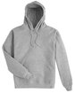 Hanes Unisex Ecosmart Pullover Hooded Sweatshirt light steel FlatFront
