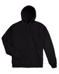Hanes Unisex Ecosmart Pullover Hooded Sweatshirt black FlatFront