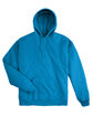 Hanes Unisex Ecosmart Pullover Hooded Sweatshirt teal FlatFront