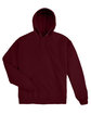 Hanes Unisex Ecosmart Pullover Hooded Sweatshirt maroon FlatFront