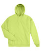 Hanes Unisex Ecosmart Pullover Hooded Sweatshirt safety green FlatFront