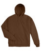 Hanes Unisex Ecosmart Pullover Hooded Sweatshirt army brown FlatFront