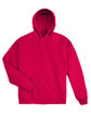 Hanes Unisex Ecosmart Pullover Hooded Sweatshirt athletic crimson FlatFront