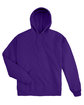 Hanes Unisex Ecosmart Pullover Hooded Sweatshirt athletic purple FlatFront