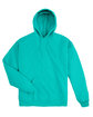 Hanes Unisex Ecosmart Pullover Hooded Sweatshirt athletic teal FlatFront