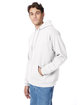 Hanes Unisex Ecosmart Pullover Hooded Sweatshirt white ModelQrt