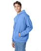 Hanes Unisex Ecosmart Pullover Hooded Sweatshirt carolina blue ModelQrt