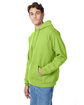 Hanes Unisex Ecosmart Pullover Hooded Sweatshirt lime ModelQrt