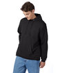 Hanes Unisex Ecosmart Pullover Hooded Sweatshirt black ModelQrt