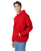 Hanes Unisex Ecosmart Pullover Hooded Sweatshirt athletic red ModelQrt