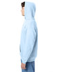 Hanes Unisex Ecosmart Pullover Hooded Sweatshirt light blue ModelSide