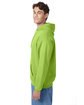 Hanes Unisex Ecosmart Pullover Hooded Sweatshirt lime ModelSide