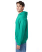 Hanes Unisex Ecosmart Pullover Hooded Sweatshirt kelly green ModelSide