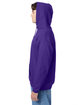 Hanes Unisex Ecosmart Pullover Hooded Sweatshirt purple ModelSide