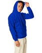 Hanes Unisex Ecosmart Pullover Hooded Sweatshirt athletic royal ModelSide