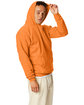 Hanes Unisex Ecosmart Pullover Hooded Sweatshirt tennessee orange ModelSide