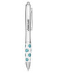 Prime Line Emissary Click Pen - Earth / Global silver DecoFront