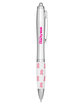 Prime Line Breast Cancer Awareness Ribbon Emissary Click Pen silver DecoFront