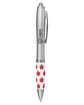 Prime Line Education Teacher Appreciation Apple Ballpoint Pen silver DecoFront