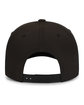 Pacific Headwear Weekender Cap black/ blk/ wht ModelBack