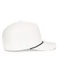 Pacific Headwear Weekender Cap white/ blck/ wht ModelSide