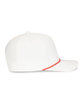 Pacific Headwear Weekender Cap white/ red/ gold ModelSide