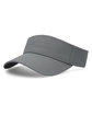 Pacific Headwear Perforated Coolcore Visor graphite/ black ModelQrt