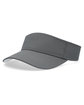 Pacific Headwear Perforated Coolcore Visor graphite/ white ModelQrt