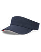 Pacific Headwear Perforated Coolcore Visor navy/ red ModelQrt