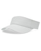 Pacific Headwear Perforated Coolcore Visor silver/ white ModelQrt
