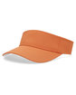 Pacific Headwear Perforated Coolcore Visor t orange/ white ModelQrt