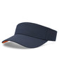 Pacific Headwear Perforated Coolcore Visor navy/ orange ModelQrt