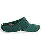 Pacific Headwear Perforated Coolcore Visor dark green/ wht ModelSide