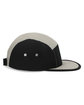 Pacific Headwear Packable Camper Cap black/ silver ModelSide