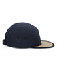 Pacific Headwear Packable Camper Cap navy/ suede ModelSide