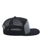 Pacific Headwear Arch Trucker Snapback Cap black/ hthr grey ModelSide