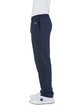 Champion Adult Powerblend Open-Bottom Fleece Pant with Pockets navy ModelSide