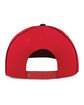 Pacific Headwear Momentum Team Cap red/ black ModelBack
