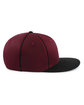 Pacific Headwear Momentum Team Cap maroon/ black ModelSide