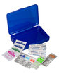 Prime Line First Aid Kit in Plastic Case translucent blue ModelQrt