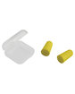 Prime Line Earplugs In Square Case yellow ModelSide