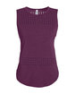 Glyder Ladies' Lumasof Mood Tank mulberry OFFront