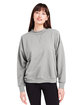 Glyder Ladies' Vintage Oversized Crew Pullover  