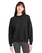 Glyder Ladies' Vintage Oversized Crew Pullover  