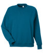 Glyder Ladies' Vintage Oversized Crew Pullover moroccan blue OFFront