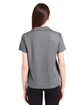 Glyder Ladies' Marbled Fairway Polo ash grey ModelBack