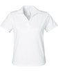 Glyder Ladies' Marbled Fairway Polo white OFFront