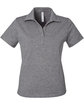 Glyder Ladies' Marbled Fairway Polo ash grey OFFront