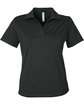 Glyder Ladies' Marbled Fairway Polo black OFFront